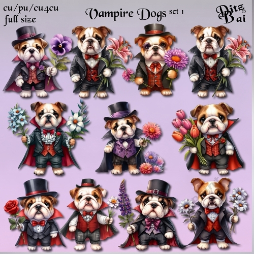 Vampire Dogs Set 1
