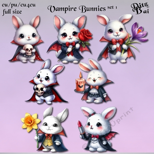 Vampire Bunnies Set 1