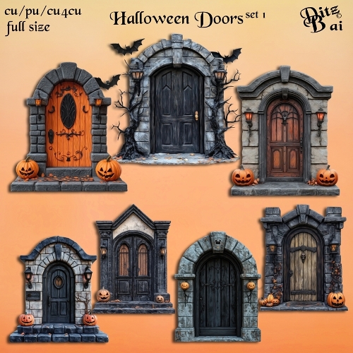 Halloween Doors Set 1