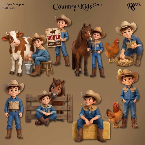 Country Kids Set 1