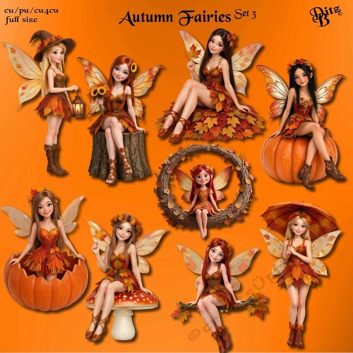 Autumn Fairies Set 3