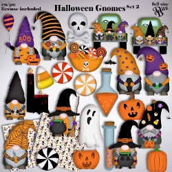 Halloween Gnomes Set 2