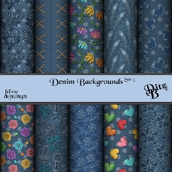 Denim Backgrounds Set 5