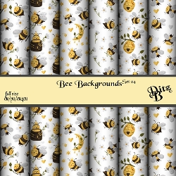 Bee Backgrounds Set 24
