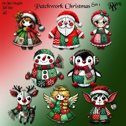Patchwork Christmas Set 1