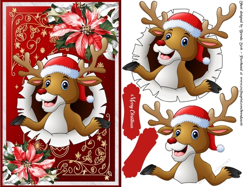 Peep-A-Boo Reindeer