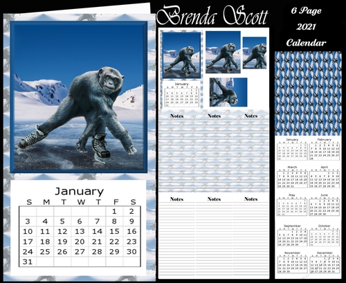Ape on Skates 2021 Calendar