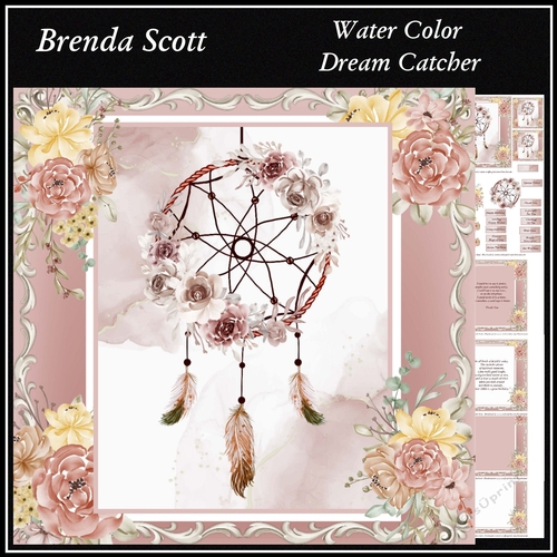 Water Color Dream Catcher