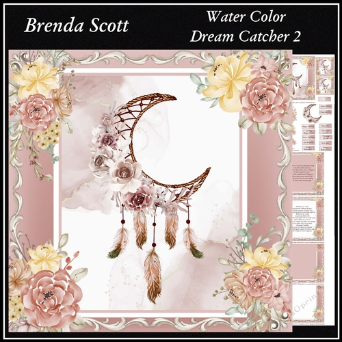 Water Color Dream Catcher 2