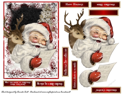Santa Having a Little Chuckle