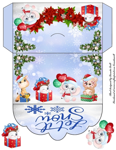 Christmas Money Wallet or Gift Card Holder 6