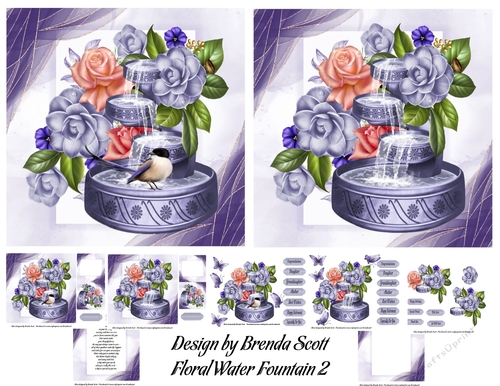 Floral Water Fountain 2