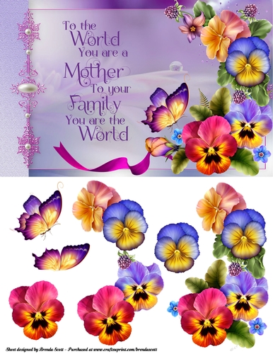 Beautiful Pancies for Mother