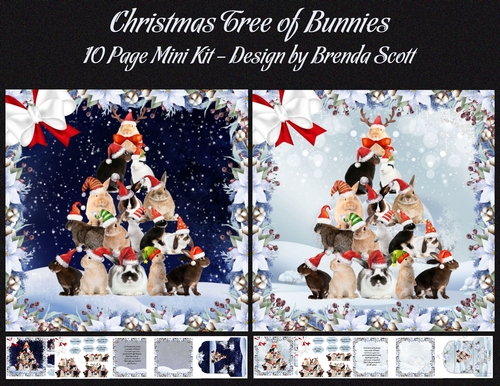 Christmas Tree Of Bunnies