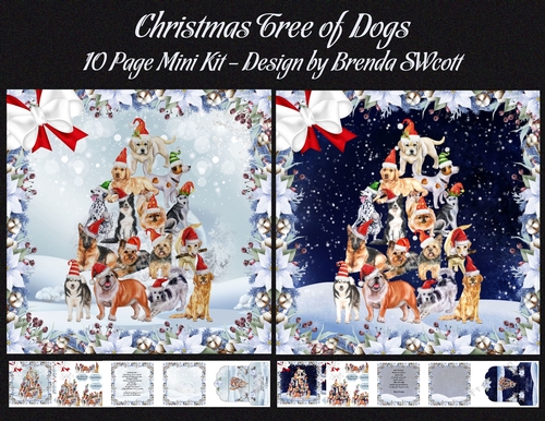 Christmas Tree Of Dogs