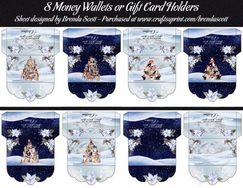 Money Wallets or Gift Card Holders
