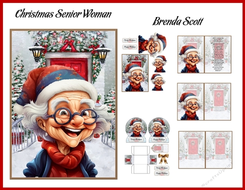 Christmas Senior Woman