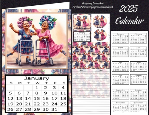 Getting Ready for a Good Time - 2025 Calendar