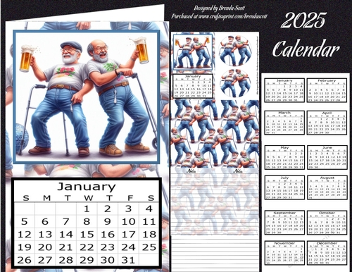 Drinking Buddies - 2025 Calendar