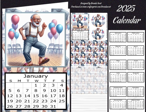 Ready to Party - 2025 Calendar