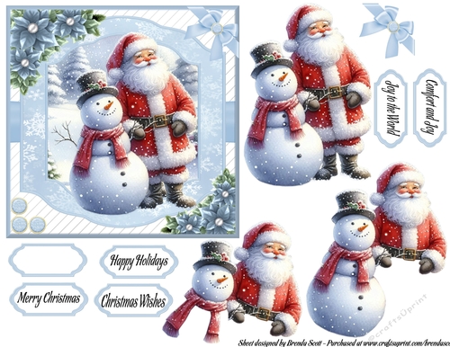  Santa and Friend