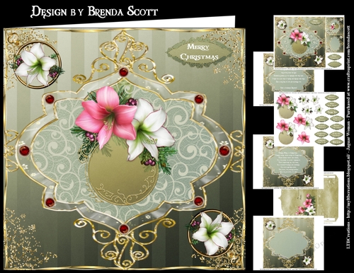 Golden Elegance  -  Christmas or Birthday