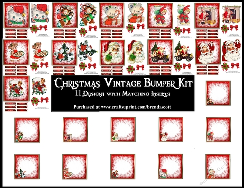 Christmas Vintage Bumper Kit