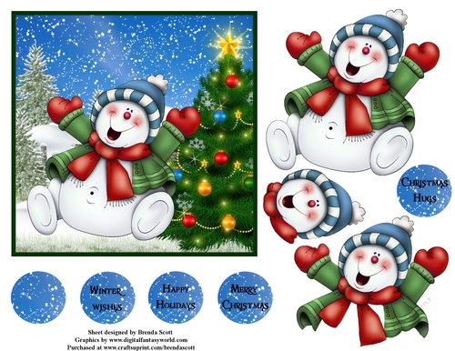 A Very Happy Snowman