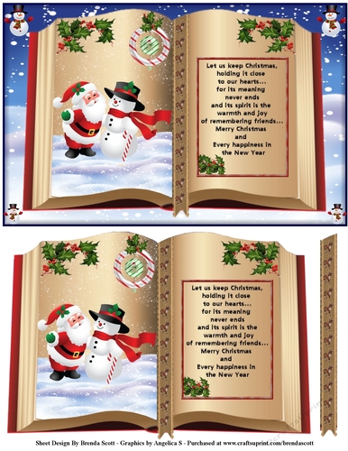 Christmas Open Book 3