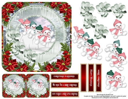 A Family of Snowmen 1
