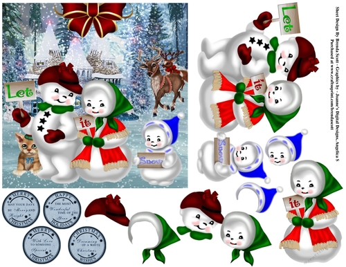 A Family of Snowmen