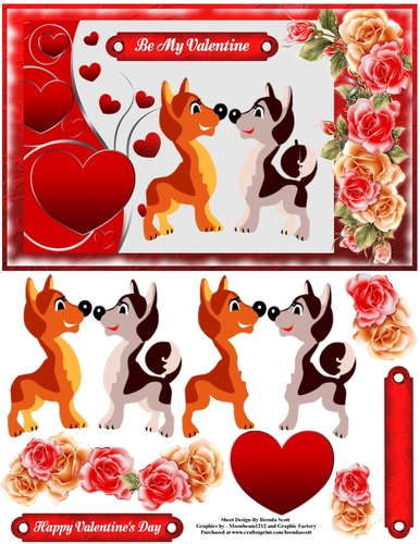Valentines Day 2 Lovie Dovie Dogs