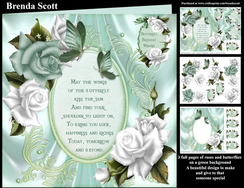 Roses and Butterflies
