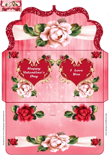 Valentines Clutch Bag Voucher wallet