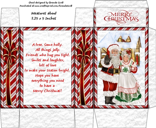 Mr. and Mrs. Claus Gift Box