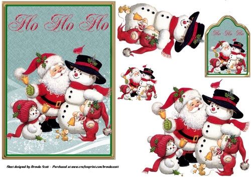 Santa and Friends