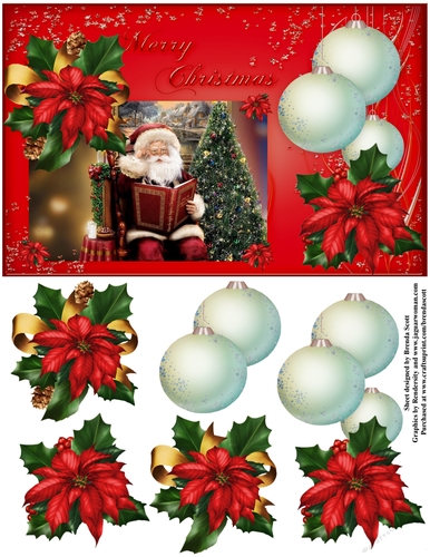 Santa Reading The Christmas Story