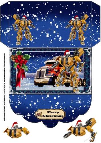 Christmas Transformer Money Wallet