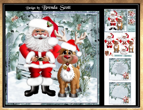 Santa and His Faithful Friend