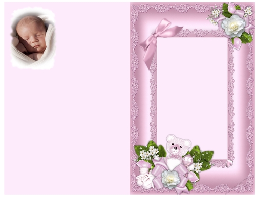 Sweet baby Girl Insert Blank