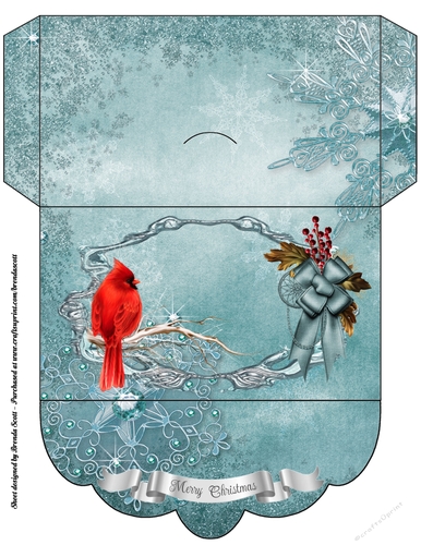 Cardinal Money Wallet or Gift card Holder