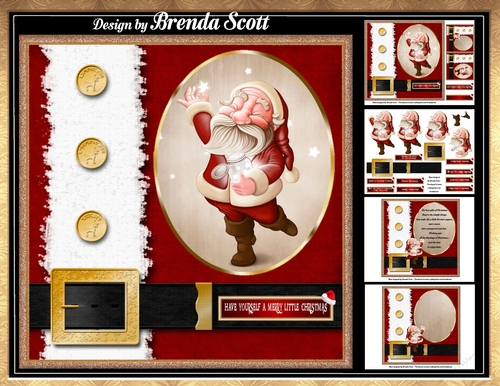 Santa Collecting Stars