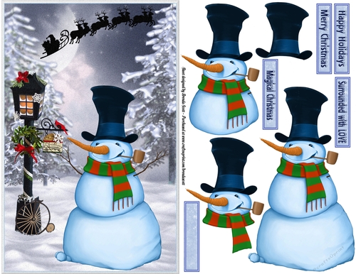 Frosty the Happy Snowman