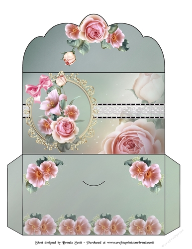 A Love Bouquet Money Wallet