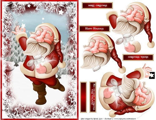 Santa Catching Stars