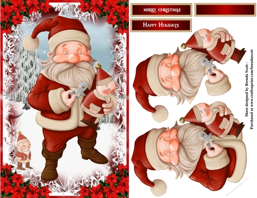 Santa Testing One of his New Toys