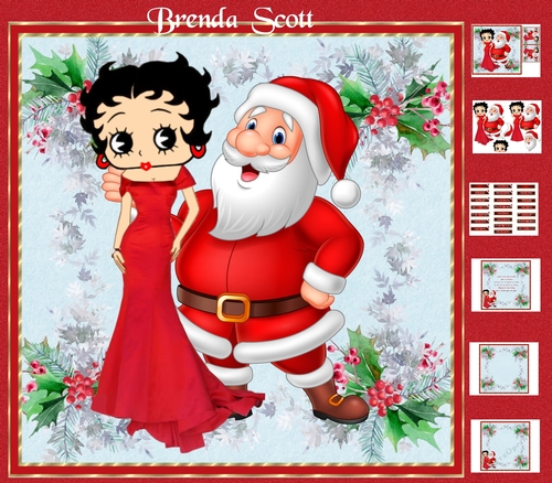 Betty and Santa 1