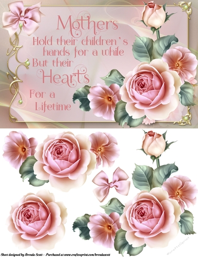 Beautiful Pink Roses for Mother