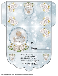 Christmas Angel Money Wallet or Gift Card Holder