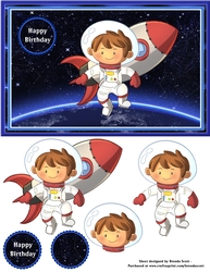 Space Birthday Boy 2